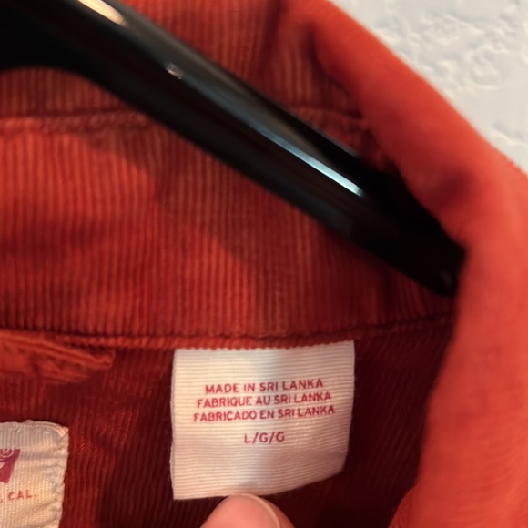 Levi’s Barstow Corduroy Western Shirt NEW Made in Sri Lanka. Gorgeous 2021 - Picture 7 of 10
